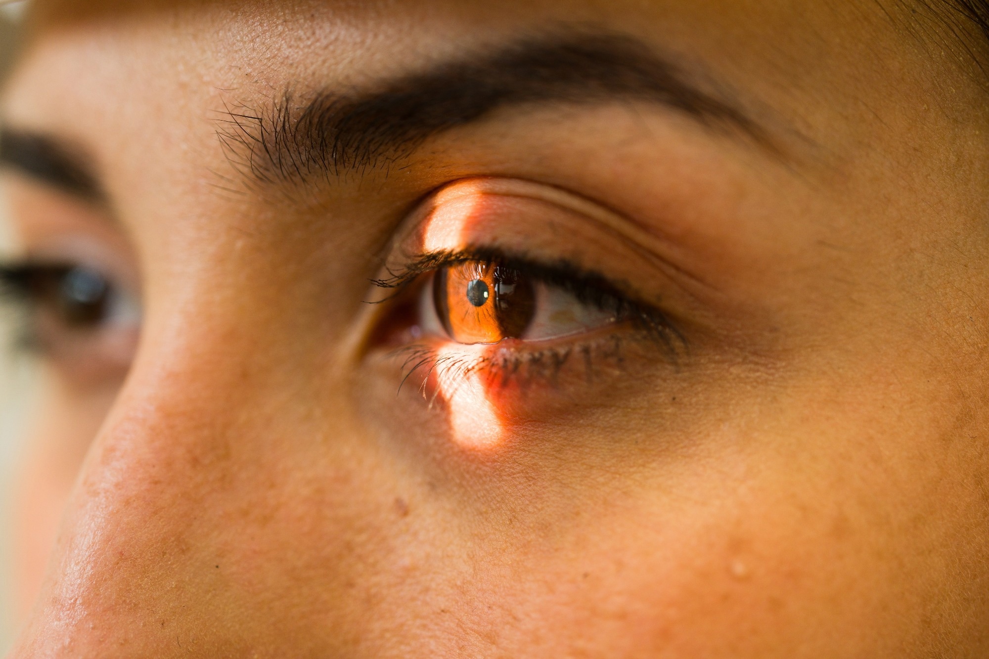 How far your eyes move may change what you see