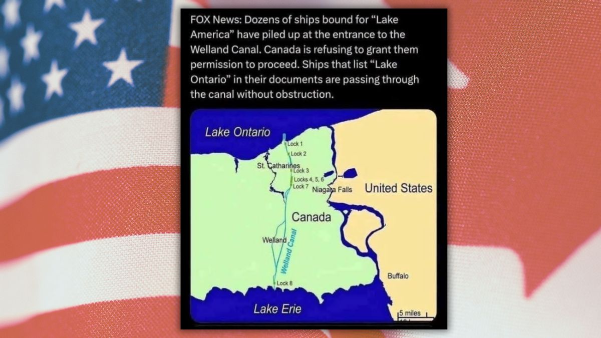Don’t believe claim Canadian officials are refusing passage to ships bound for ‘Lake America’