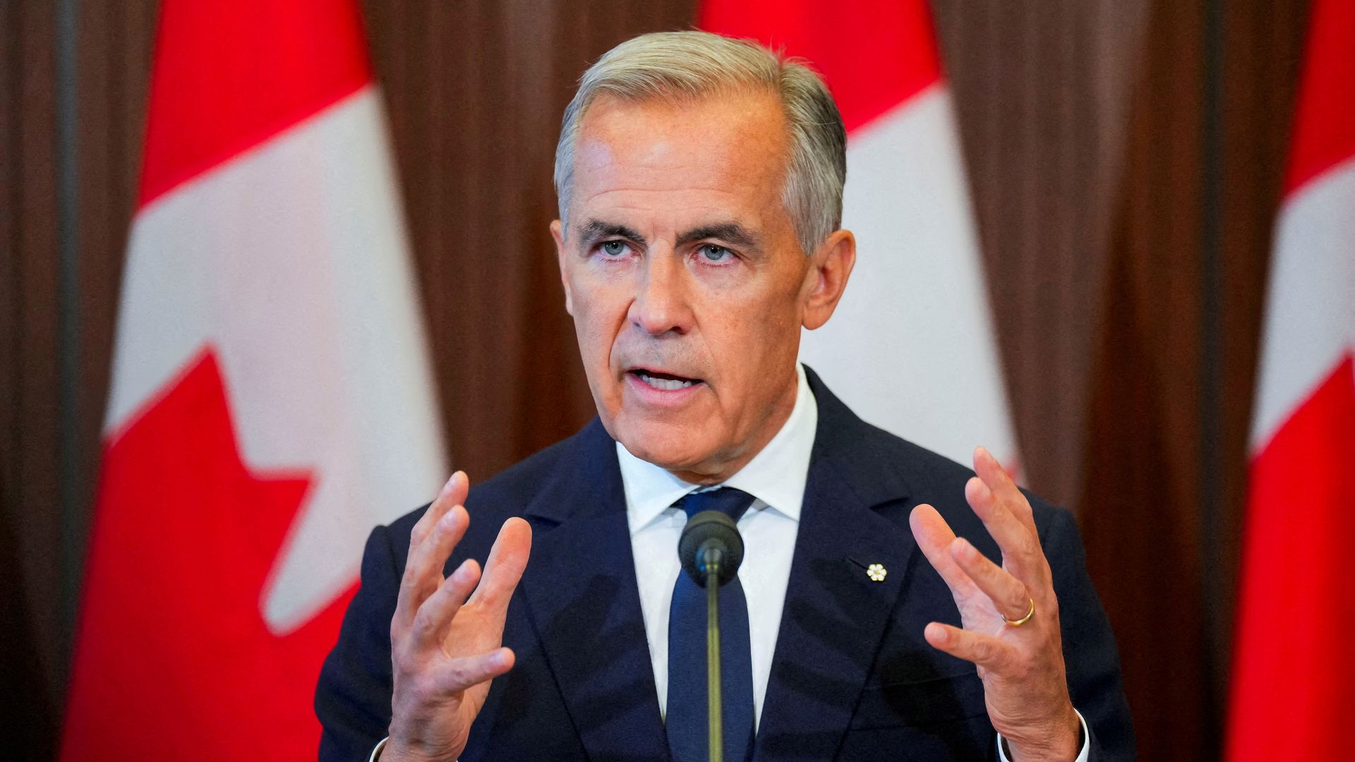 Stop doing memes and throwing shade, Carney tells Trump