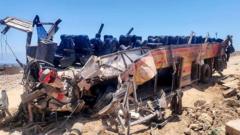 Bus crash on Egypt’s Red Sea coast kills 22