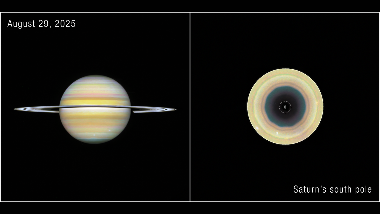Hubble spots a mysterious 10-sided ‘decagon’ growing around Saturn’s south pole