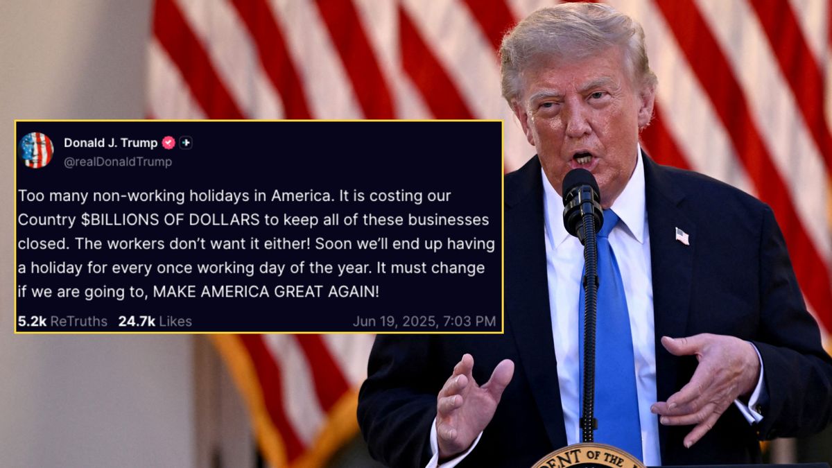 Did Trump say US has ‘too many non-working holidays’ that cost country ‘billions’?