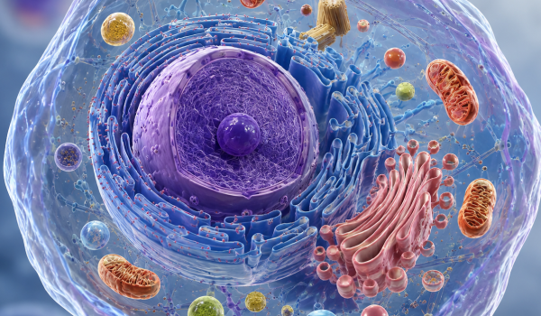 Submicron IR map of the human cell: Label free cellular imaging with O-PTIR, FTIR and Raman
