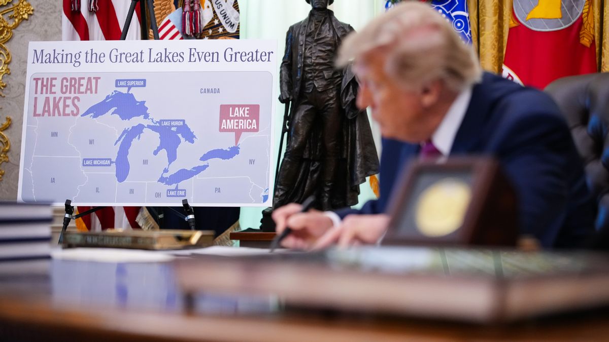 Trump renamed Lake Ontario to ‘Lake America.’ We’ve investigated these 4 claims