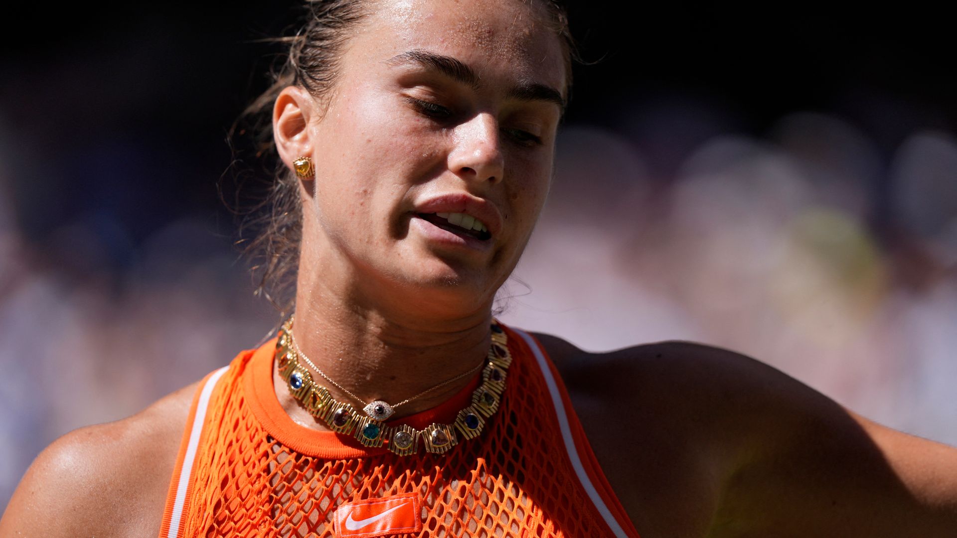 Tennis world number one stops play as she complains about strong smell of cannabis at US Open