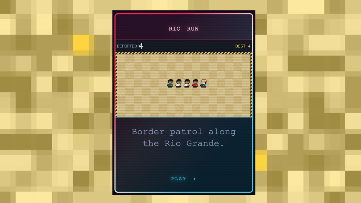 White House website’s arcade games let players build border wall, deport migrants