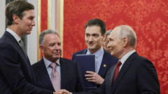 US envoys meet Putin in Moscow for Ukraine talks