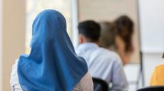 Austria’s Islamic headscarf ban in force as under-14s go back to school