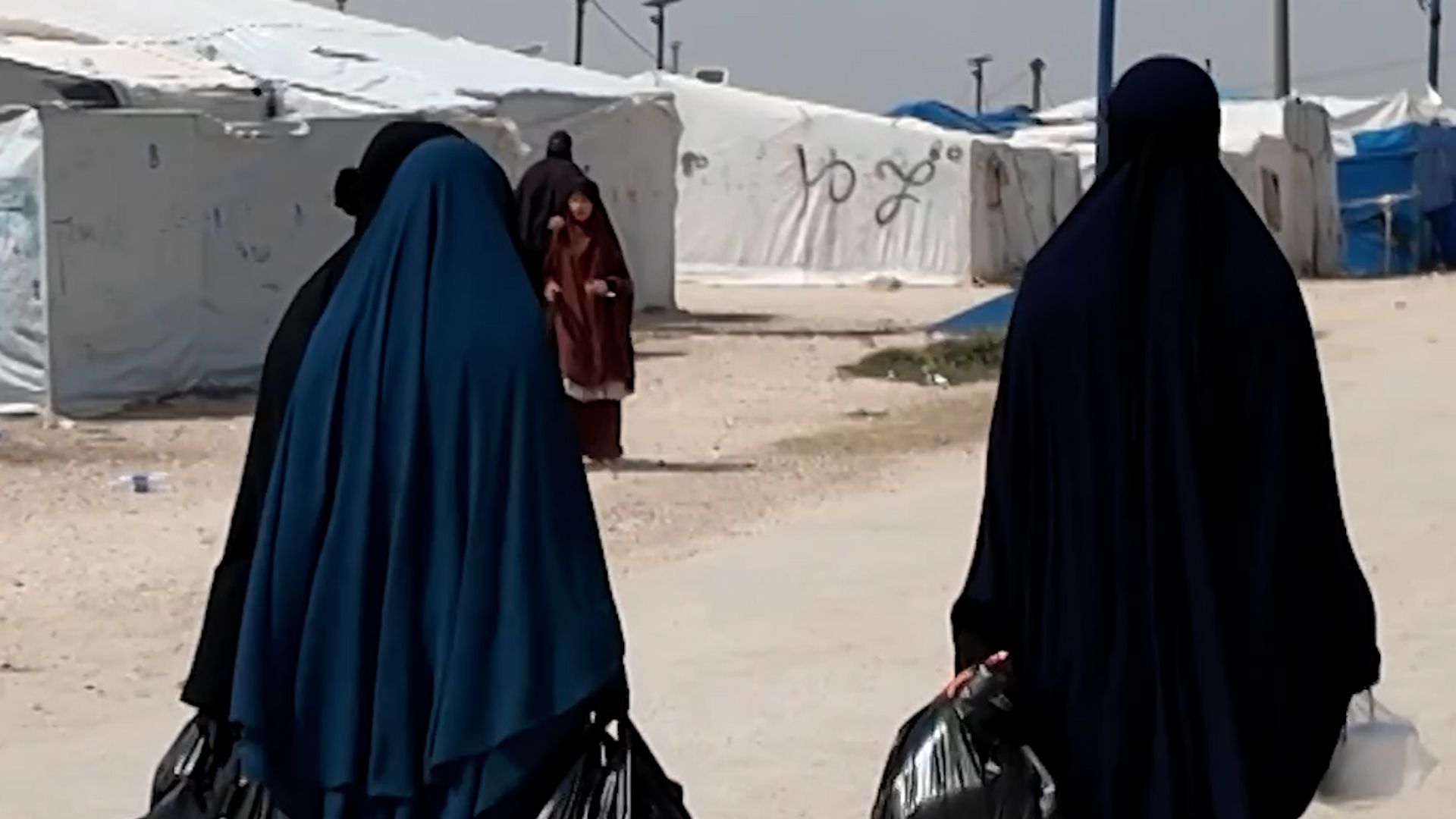 Women and children remain trapped in Syria’s Roj camp