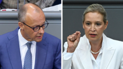 Germany’s Merz attacks AfD in stormy debate after far-right election win