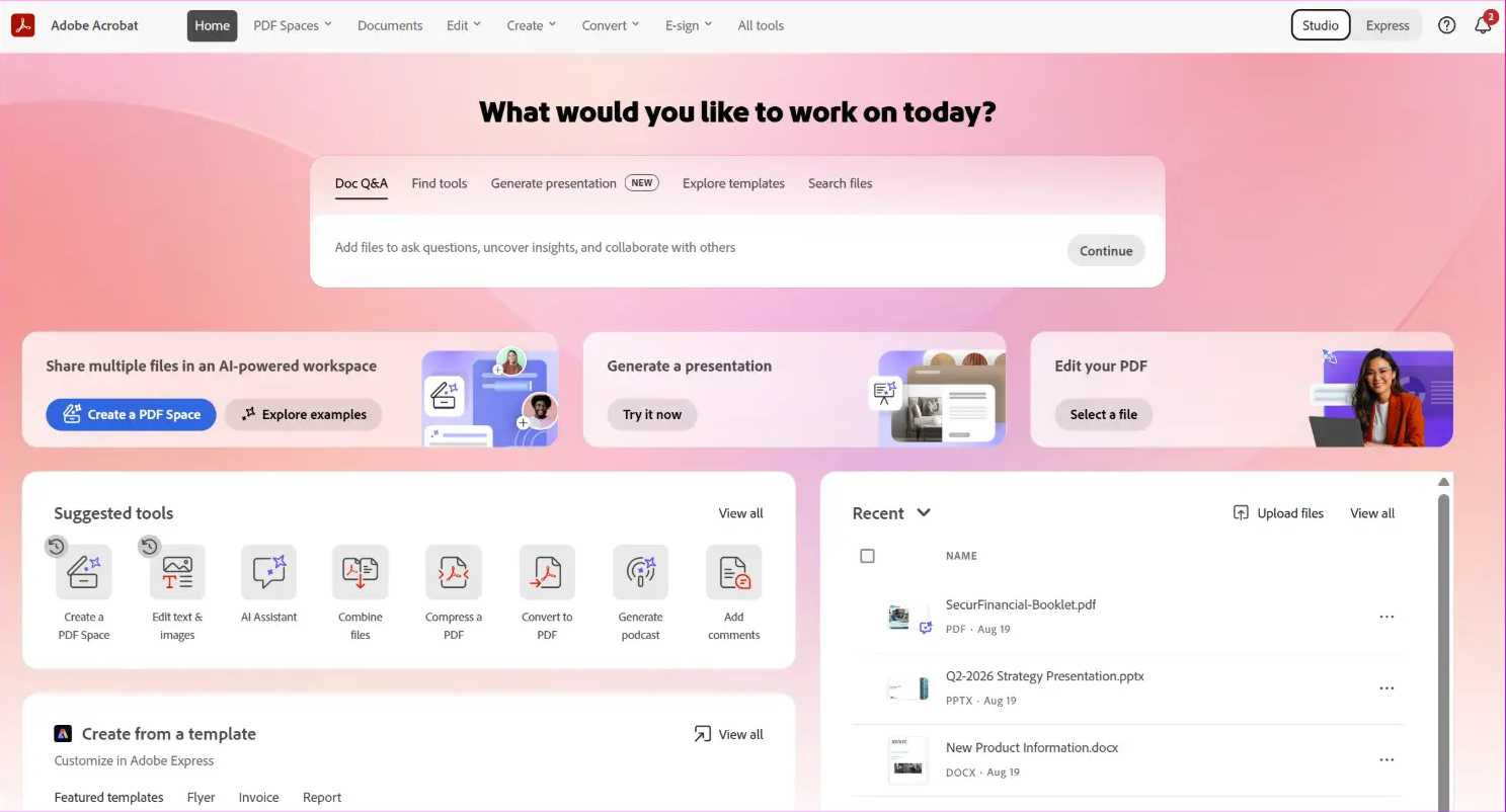 Adobe Acrobat evolves beyond PDFs with enterprise search, AI content creation