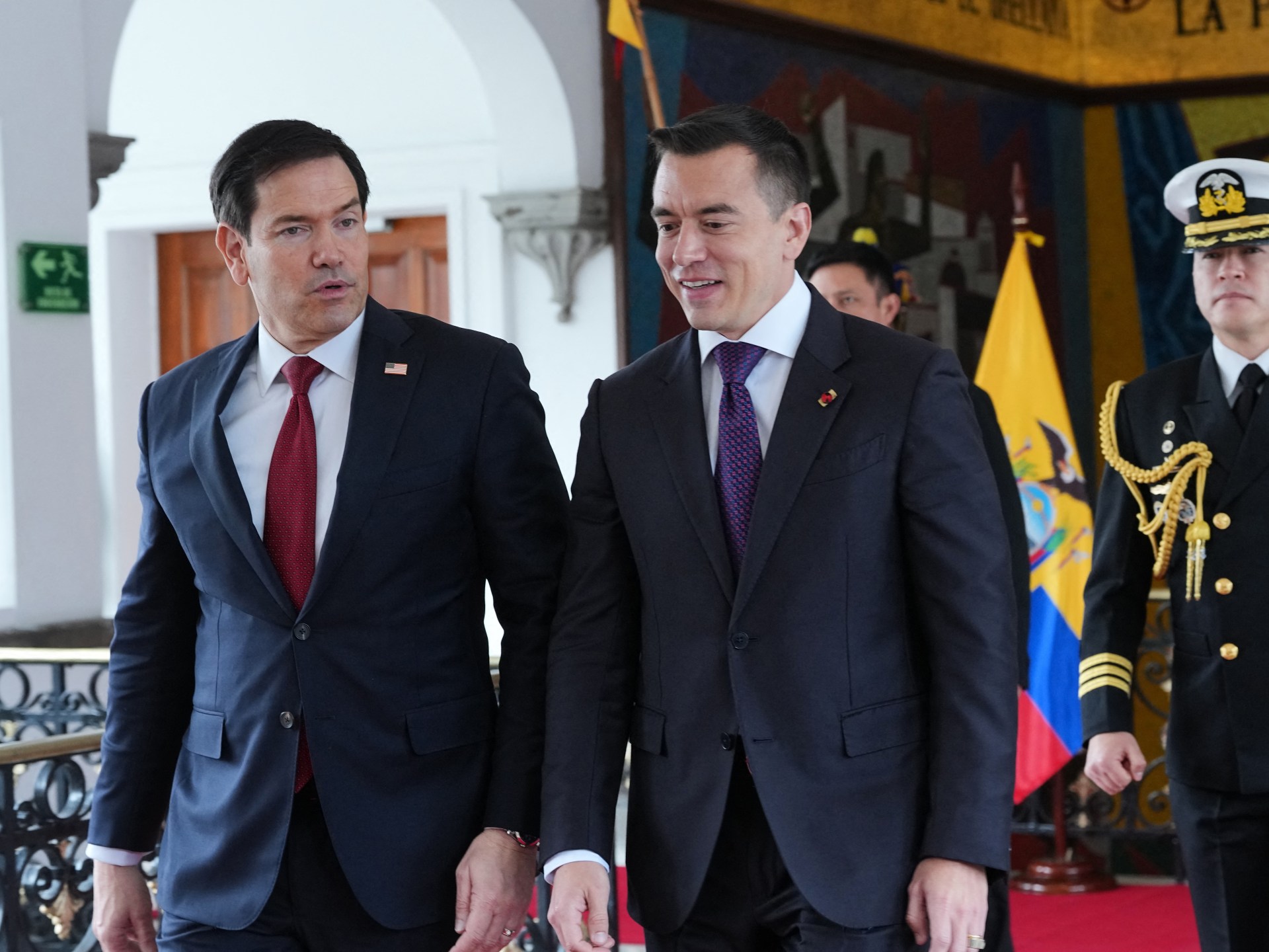US announces $45m in security funding, additional naval vessels for Ecuador