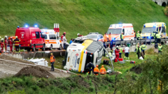 Coach crash kills several people in Swiss Alps