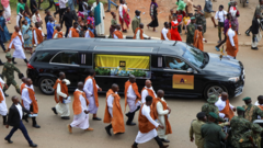 Uganda’s King Oyo buried amid calls for unity over his successor