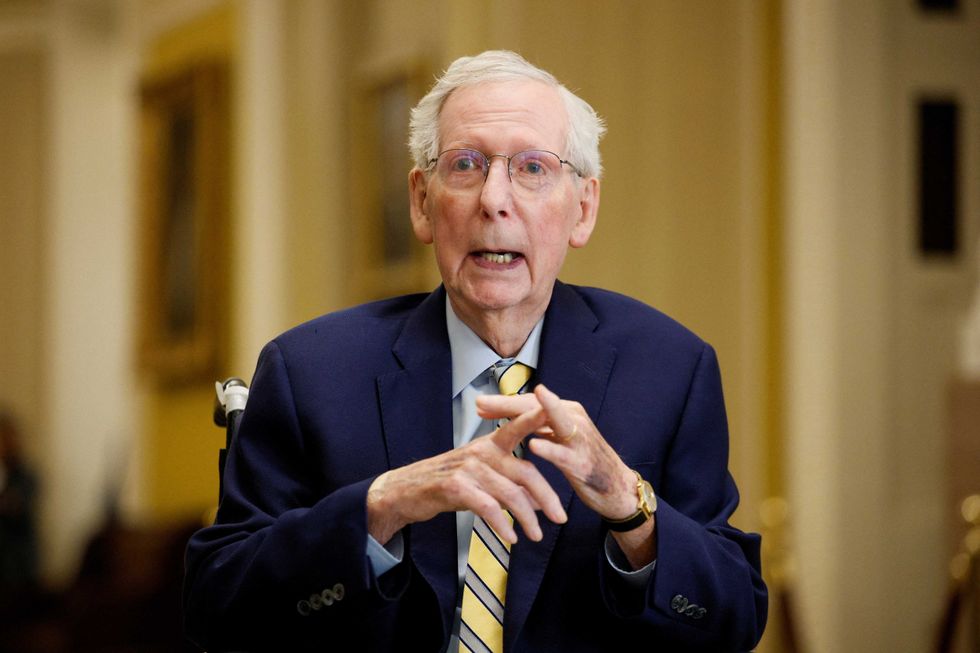 McConnell resurfaces in Senate after vanishing for months — and refuses to take questions