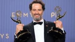 Welsh actor Matthew Rhys makes Emmy Awards history with double win