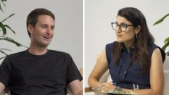 Snapchat open to putting time limits on teens, boss tells BBC