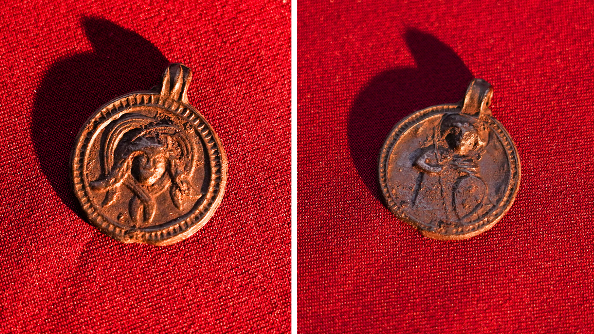 1,000-year-old ‘snake amulet’ featuring a Christian saint and ‘Medusa’ discovered in Russia