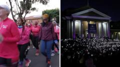 ‘Enough is enough’: Women protest after string of murders near Johannesburg