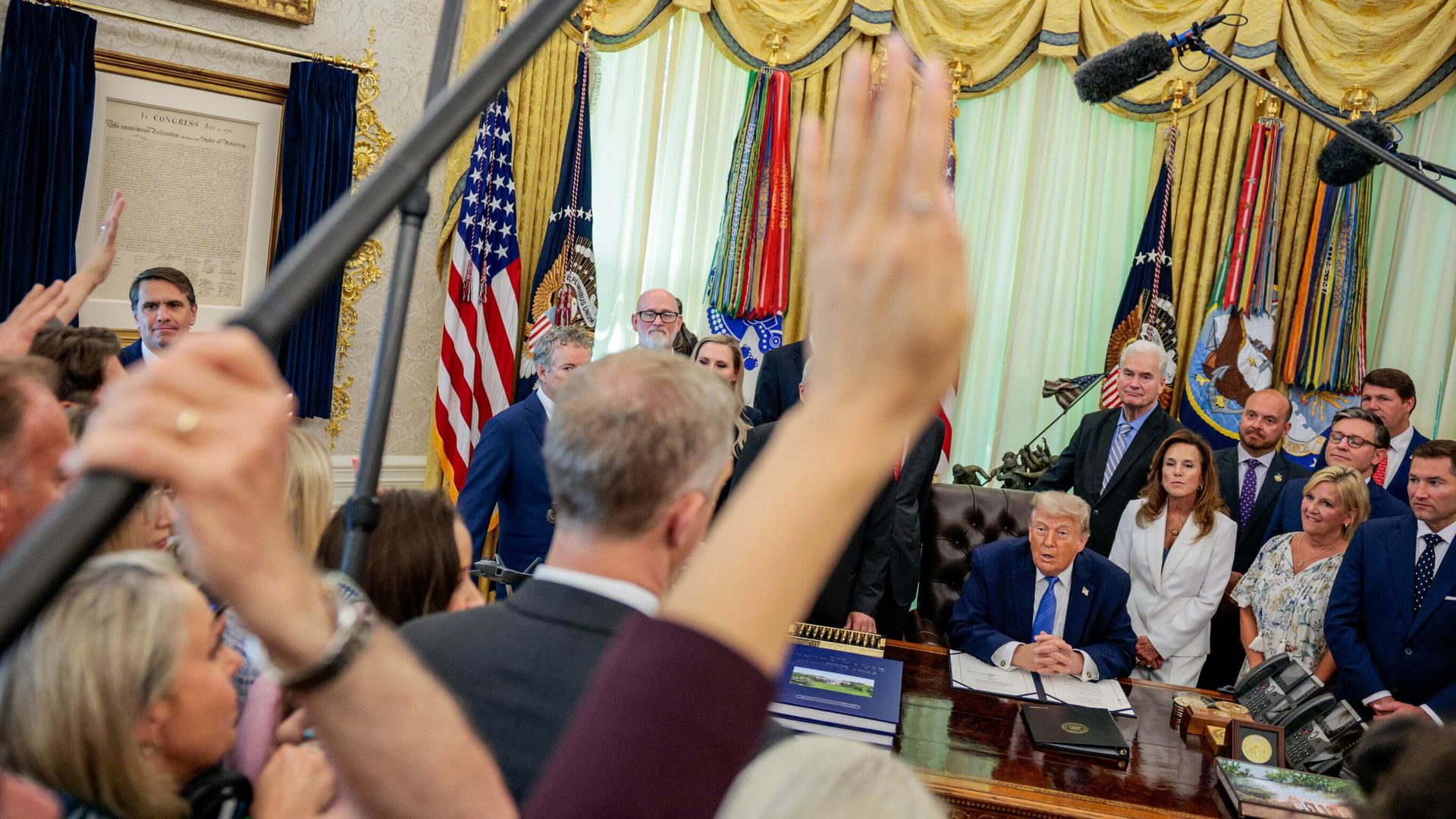 Journalists from three major outlets ‘denied access to White House grounds’ after Trump ban