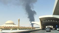 Houthis say they targeted Saudi capital with ballistic missiles