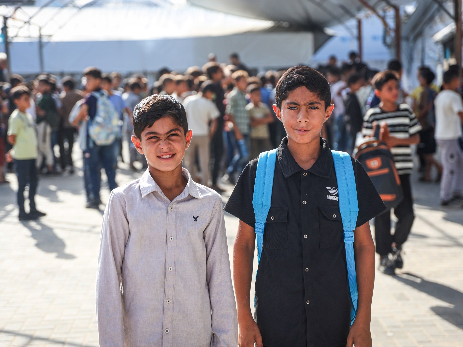 Back to school in Gaza: Learning in tents after years of disruption