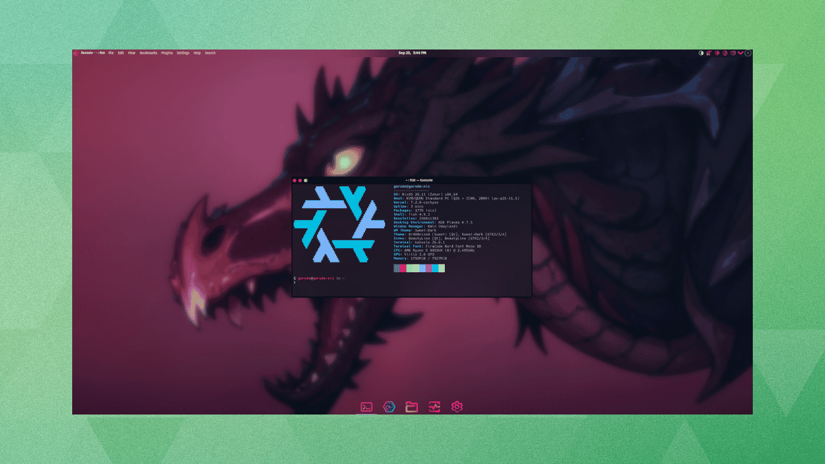 Garuda Linux Begins Nixification By Promoting Its Sybsystem