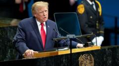 Trump threatens to ‘annihilate’ Iran in UN speech as officials meet on sidelines