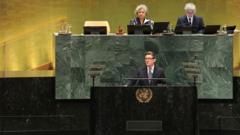 Watch: Key moments from Andy Burnham’s first UN speech