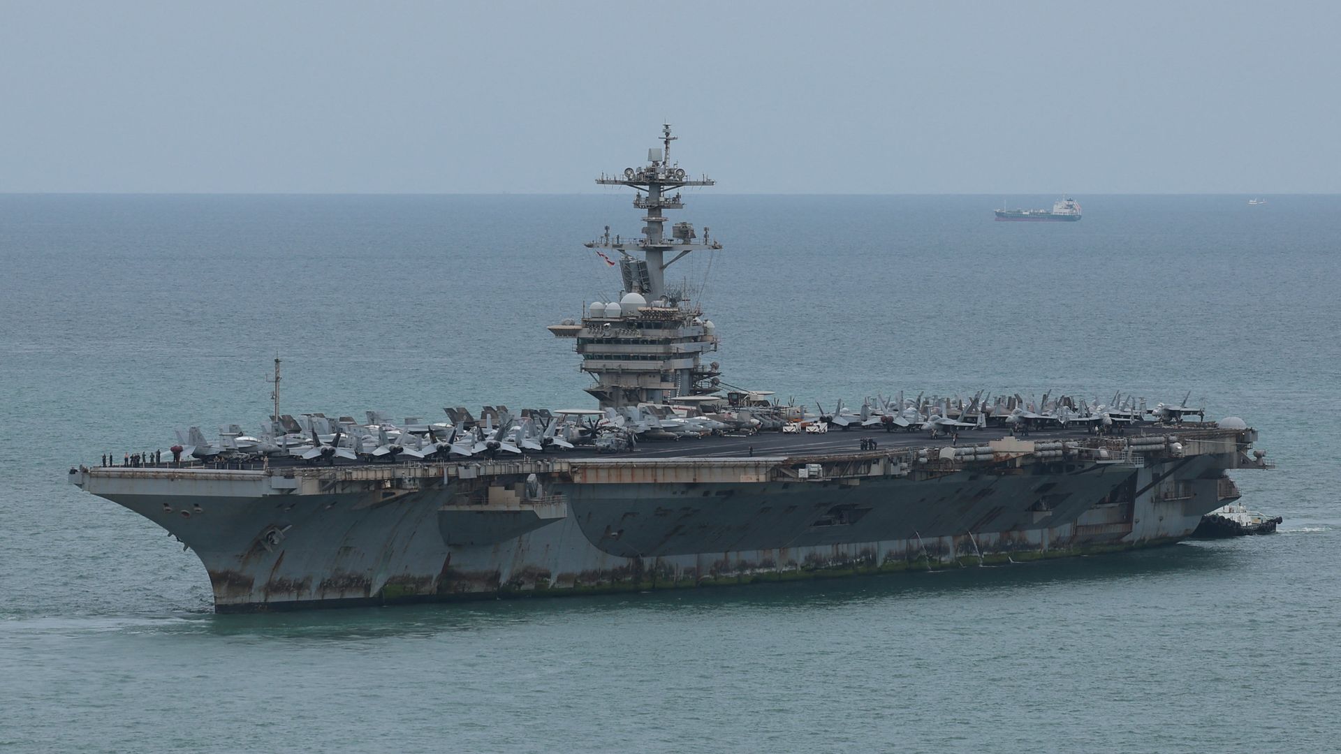Eight crew members have attempted suicide on USS Abraham Lincoln during deployment, navy official says