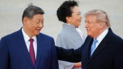 Trump offers warm welcome as China’s Xi arrives for US visit