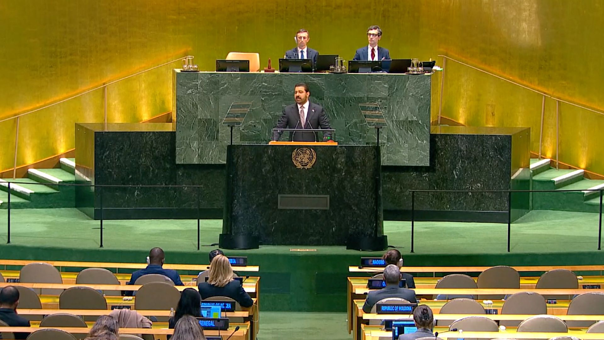 Iraq calls for a ‘sovereign Palestinian state’ at UNGA