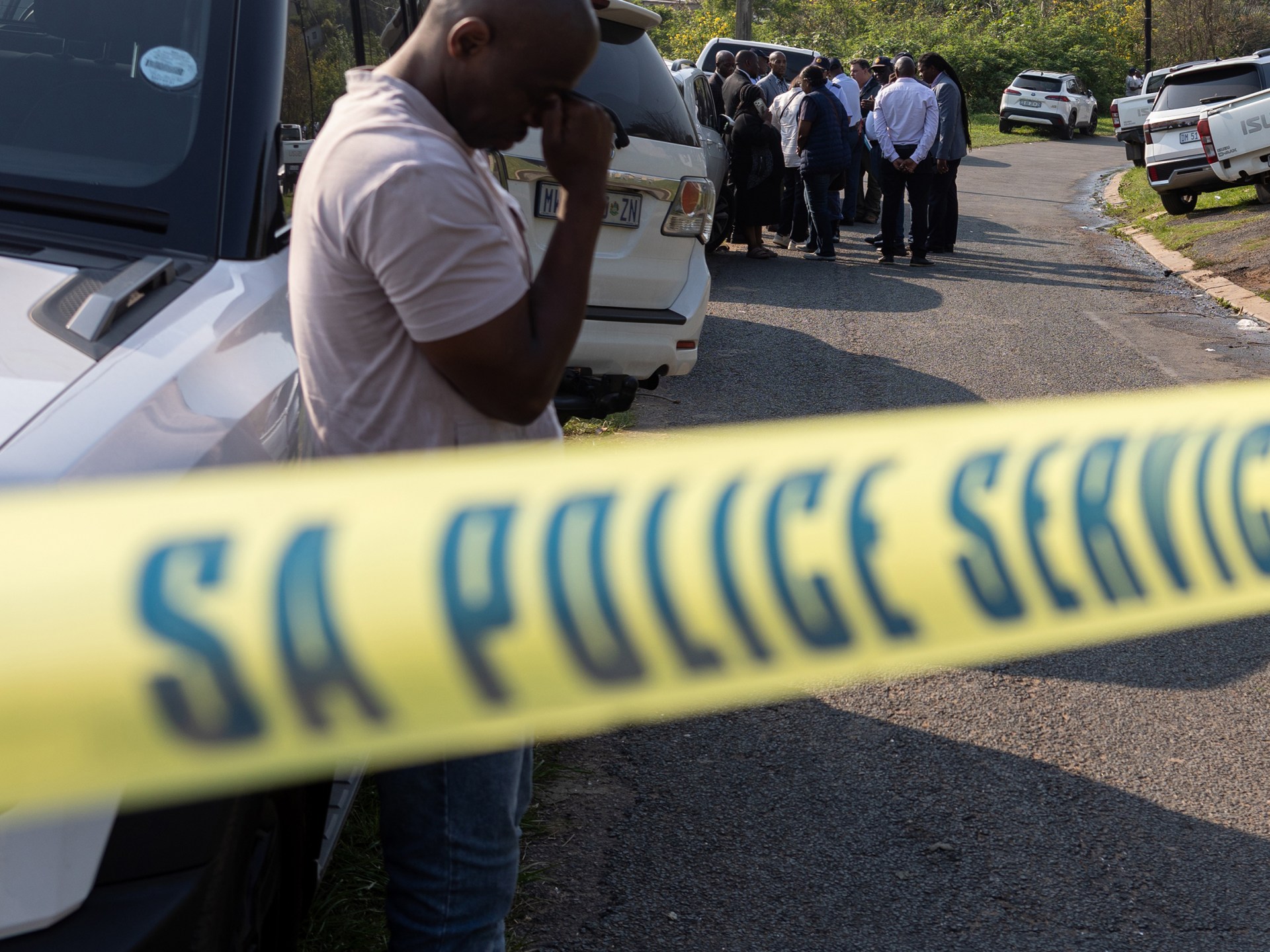 At least 17 killed in South Africa shooting, police hunt for eight suspects