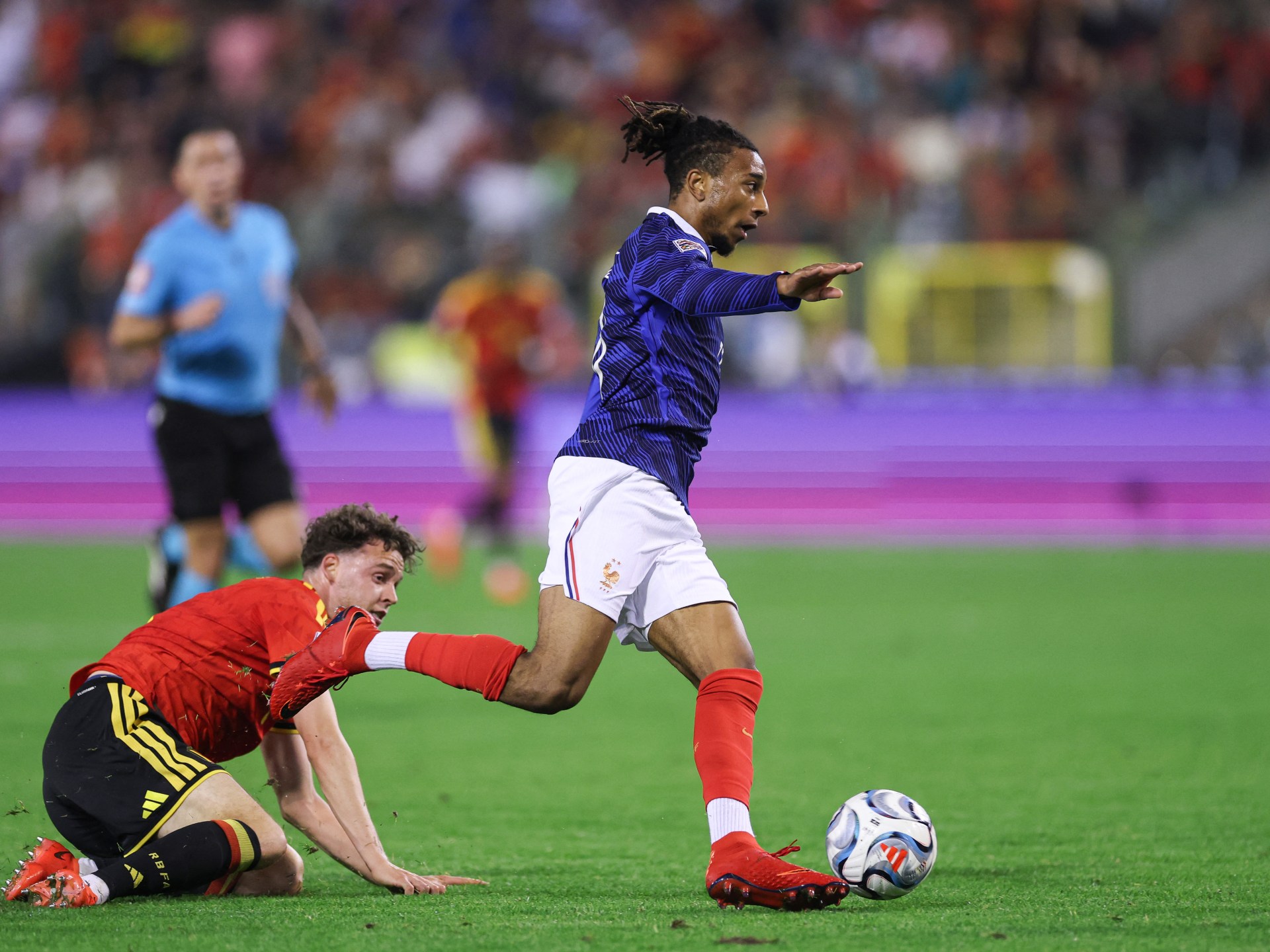 Olise scores late to grab France 1-0 Nations League win at Belgium