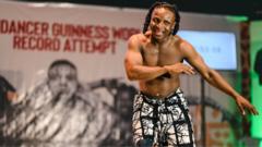 Nigerian dances non-stop for seven days in world record bid
