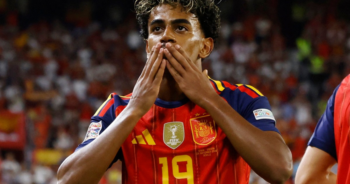 Yamal stars as Spain thrash Croatia