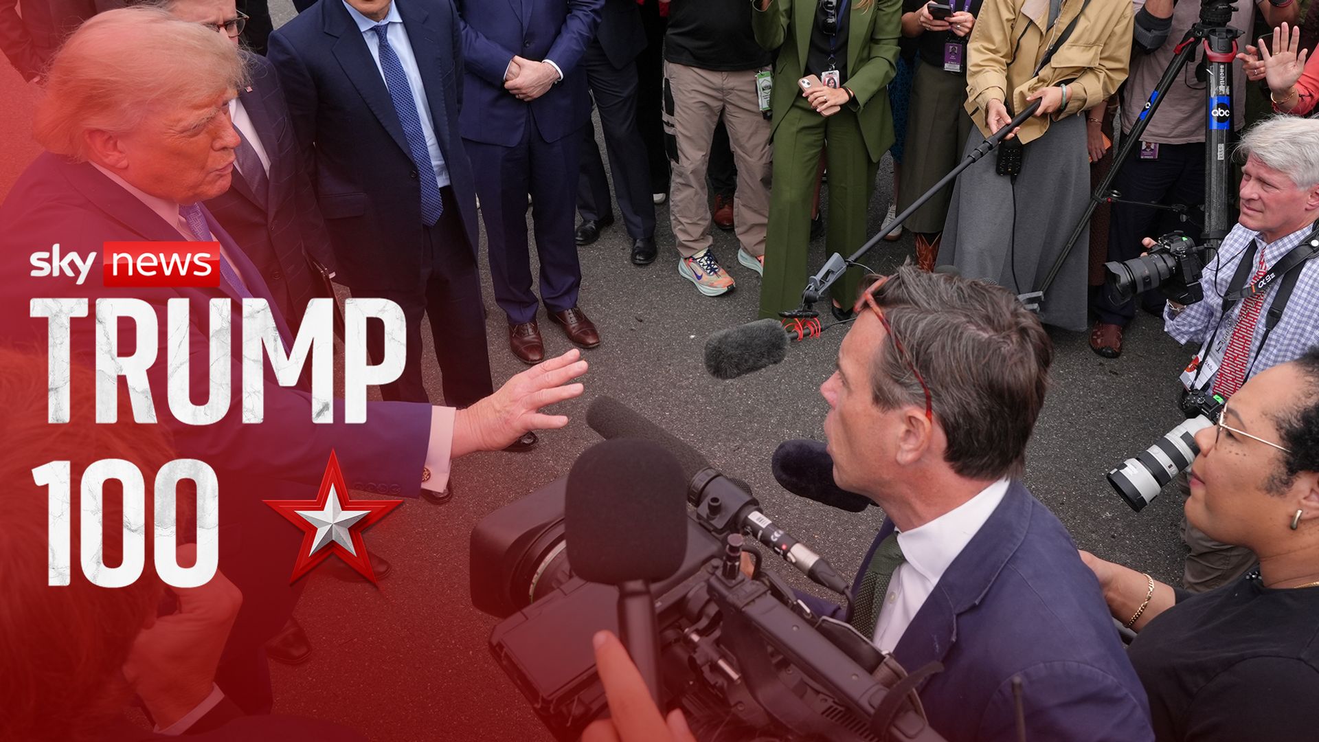 Sky News speaks to Trump at the White House – on AI and RAF Fairford