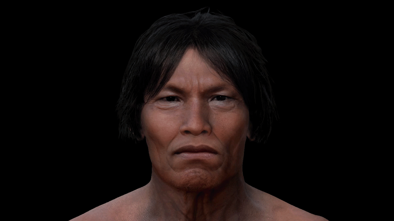 ‘It’s a portrait of their actual ancestor’: Facial reconstruction of Indigenous man who lived in Ecuador 3,000 years ago shared with his descendants