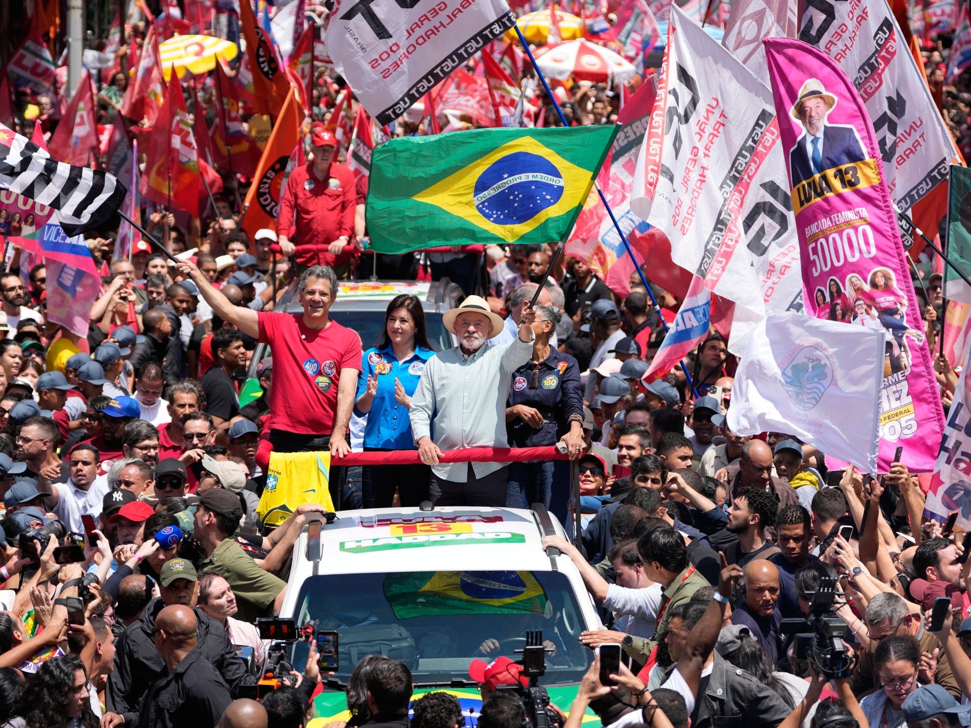 Brazil’s Lula and Bolsonaro close campaigns ahead of critical election