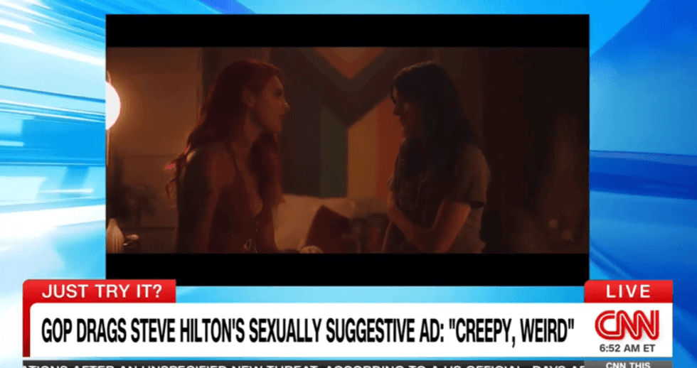 Surprising twist as Republican’s racy ad trashed as ‘grotesque’ on the right