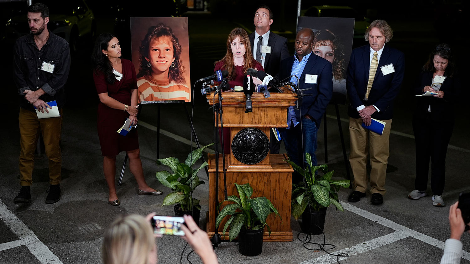Christa Pike’s attorneys hold a press conference