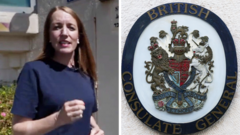 Watch: Why was the sign at the British consulate in East Jerusalem removed?