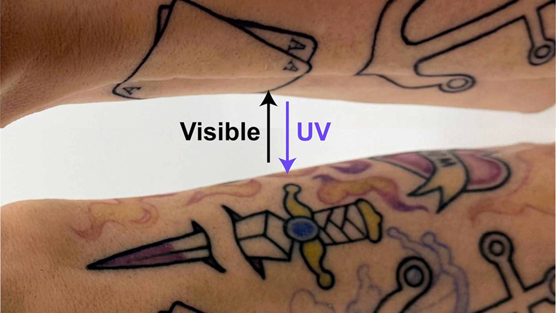 Cool chemistry trick allows new tattoos to ‘turn on and off’
