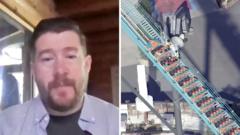 Watch: Witnesses describe ‘traumatic’ moment man fell out of Six Flags rollercoaster