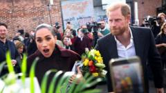 Watch: Harry and Meghan at first joint engagement since UK return