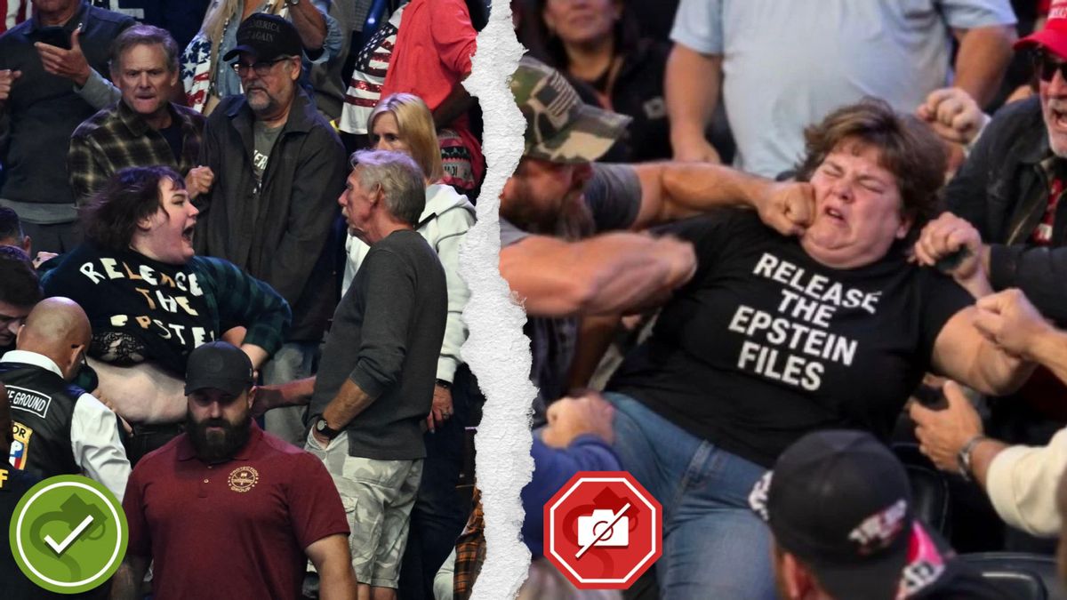 Fake image depicting real attack on protester at Trump rally spreads online