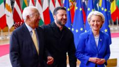 Zelensky rallies EU support as Trump says Ukraine leader ‘more difficult to deal with than Putin’