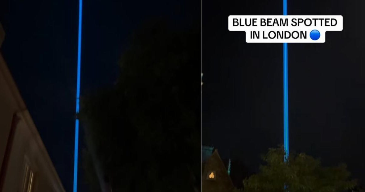 Londoners baffled by 250 mile high military-grade laserbeam piercing the night sky