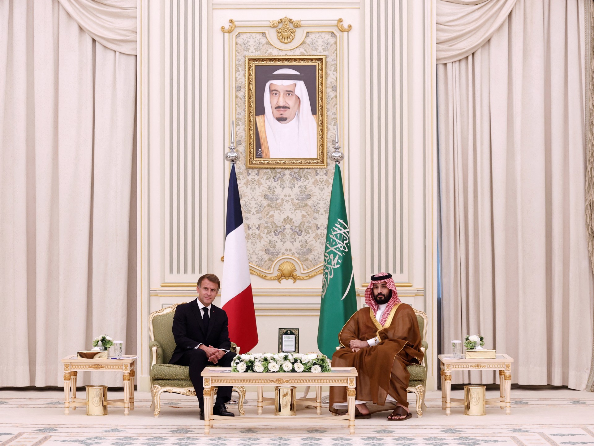 Macron makes surprise Saudi visit as France secures extra diesel supplies