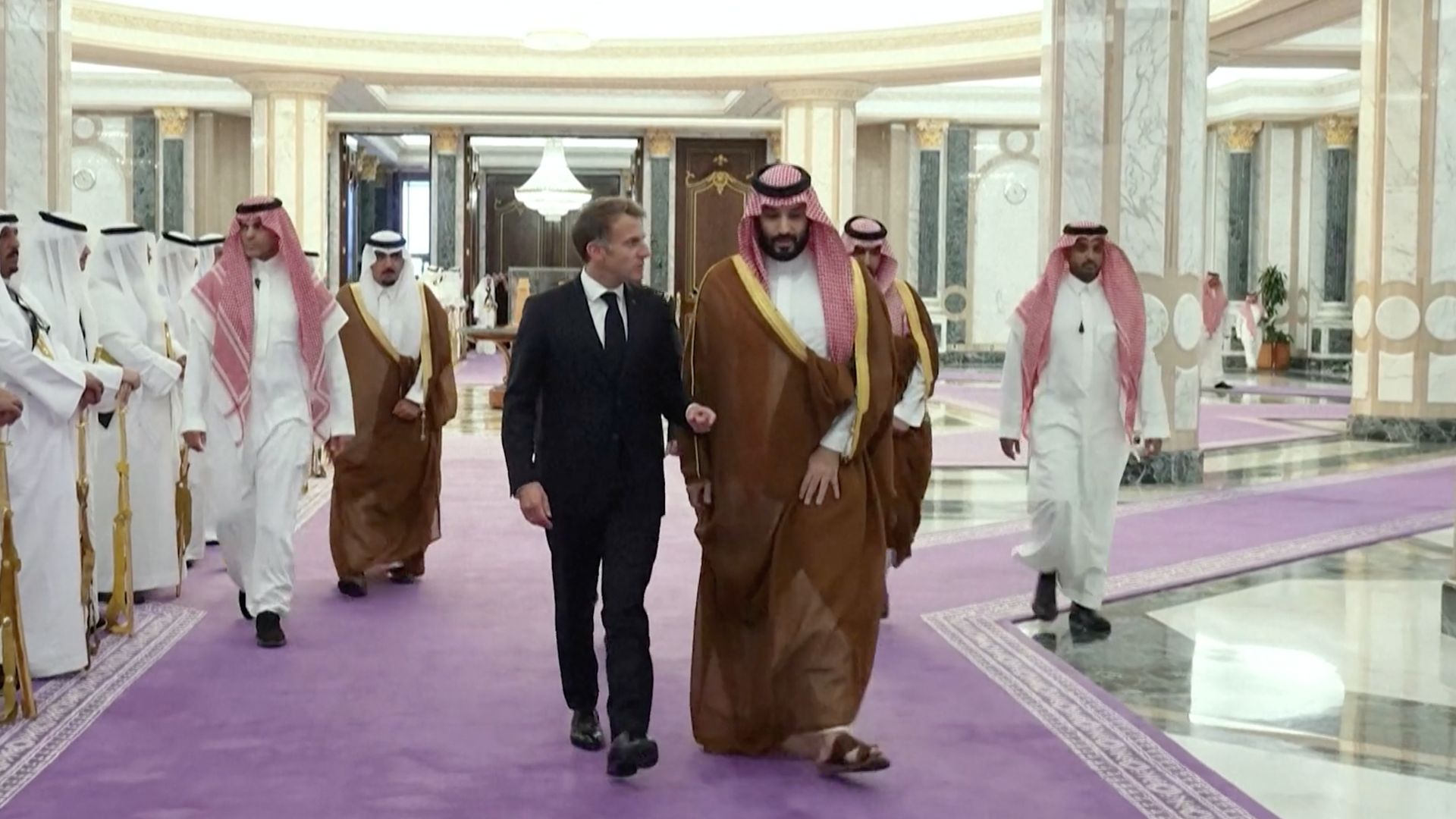 Macron’s surprise ‘solidarity’ visit to Saudi Arabia